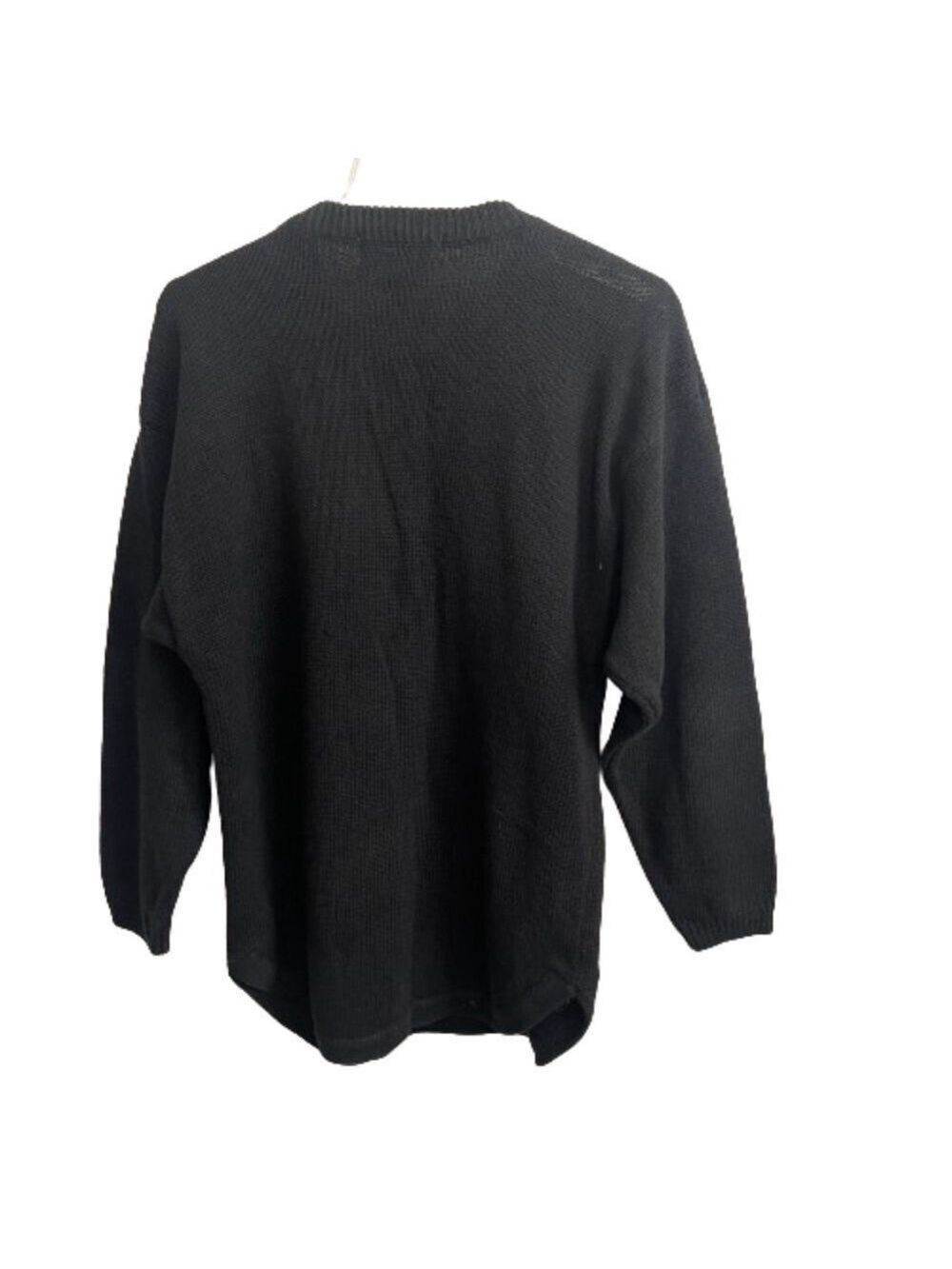Women’s Victoria Harbour Vintage 90’s Black Christmas Sweater Size Medium! - Picture 2 of 5